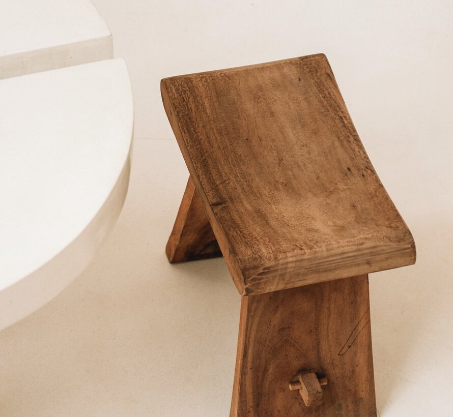 Suar Chair - Stool - Natural - 50 x 47cm