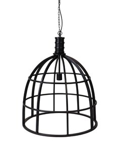 HSM Collection Hanglamp -  ø60x70 - Zwart - Metaal