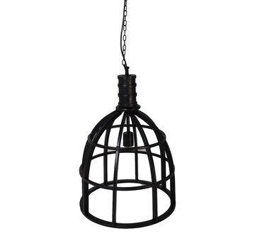 HSM Collection Hanglamp -  ø40x50 - zwart - metaal