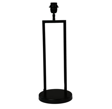 HSM Collection Tafellamp - 20x20x55 - Gepoedercoat zwart - Metaal