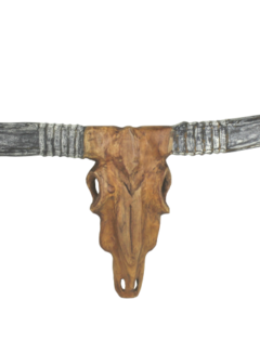 HSM Collection Buffalo head - Wall decoration - 80x50cm - Brown/Black