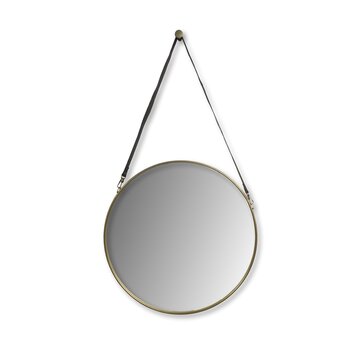 HSM Collection Round Wall Mirror - ø60cm - Gold/Black