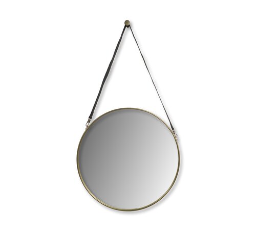 HSM Collection Round Wall Mirror - ø60cm - Gold/Black