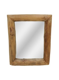 HSM Collection Miroir Mural Carré - 50x60cm - Naturel