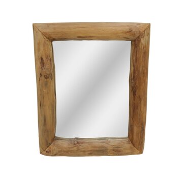 HSM Collection Miroir Mural Carré - 50x60cm - Naturel