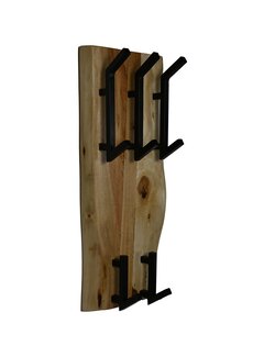 HSM Collection Coat rack - Live Edge - 25x13x60cm - Natural