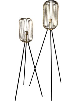 HSM Collection Standing Floor Lamp - ø30x120cm - Gold/Black