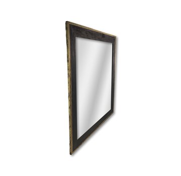 HSM Collection Miroir mural - 90x90cm - Or/Noir