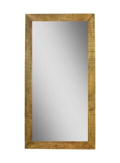 HSM Collection Miroir Mural Rectangulaire - 70x3x135cm - Naturel