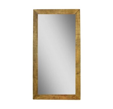 HSM Collection Miroir Mural Rectangulaire - 70x3x135cm - Naturel