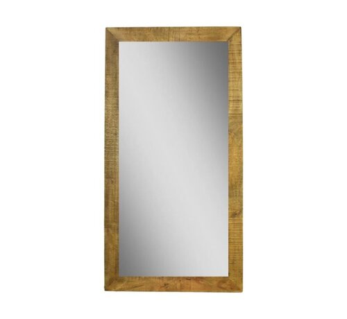 HSM Collection Miroir Mural Rectangulaire - 70x3x135cm - Naturel