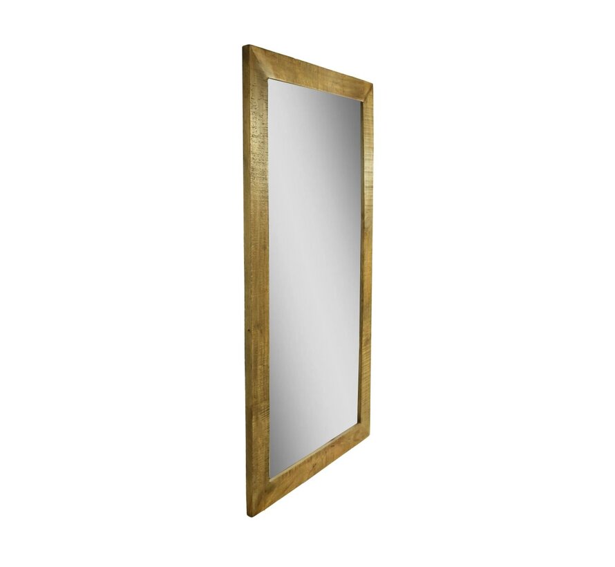 Miroir Mural Rectangulaire - 70x3x135cm - Naturel