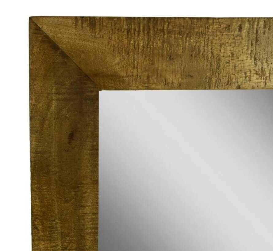 Miroir Mural Rectangulaire - 70x3x135cm - Naturel