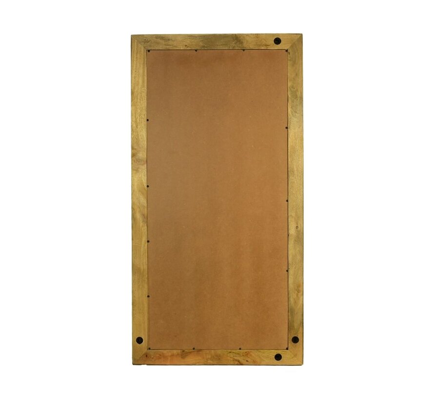 Rectangular Wall Mirror - 70x3x135cm - Natural