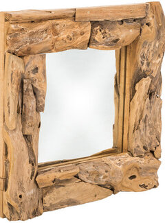 HSM Collection Square Wall Mirror - 50x50cm - Natural