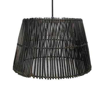 HSM Collection Hanglamp - ø33 cm - rotan - black wash