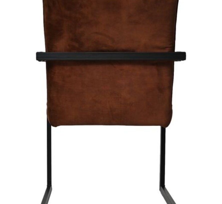 Dining room chair - Boston - Set of 2 - Brown/Black