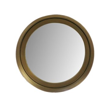 HSM Collection Wall mirror Fletcher - ø20 - Antique Gold