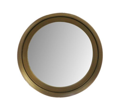 HSM Collection Wall mirror Fletcher - ø20 - Antique Gold