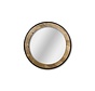 Round Cheek Mirror - ø90x5cm - Natural/Black