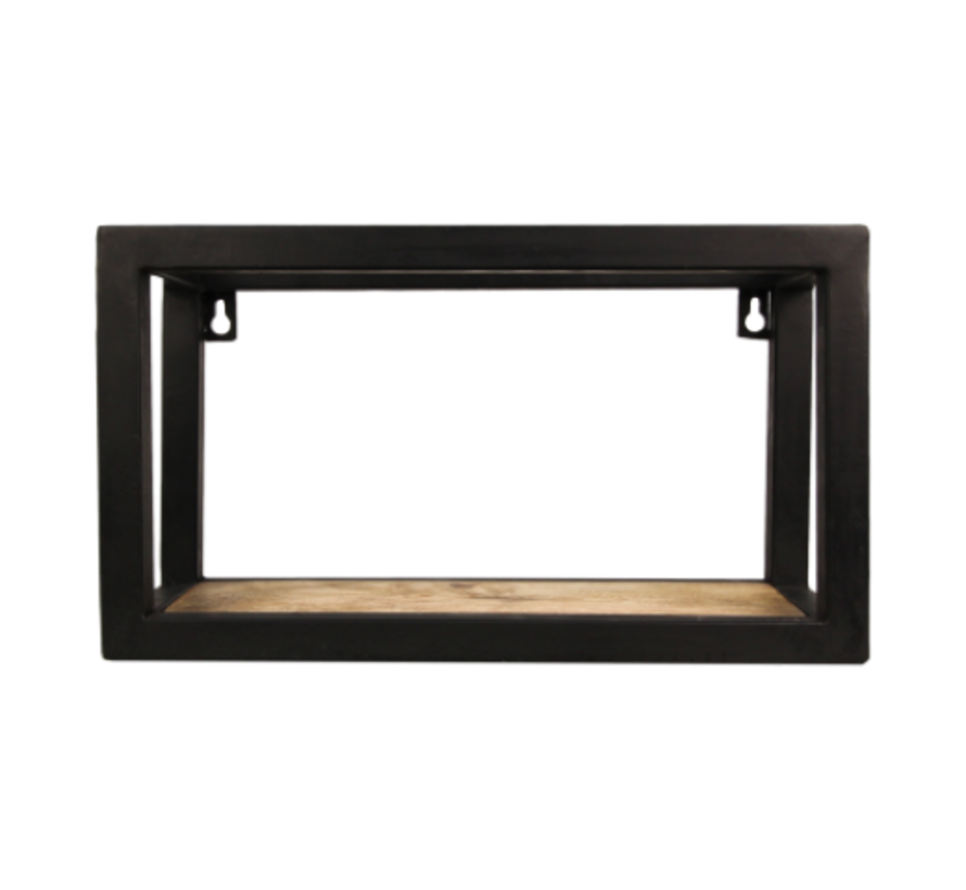 Wall box Levels - 35x20cm - Black/Natural