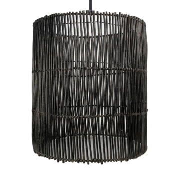 HSM Collection Hanglamp - ø50cm - Rotan - Zwart