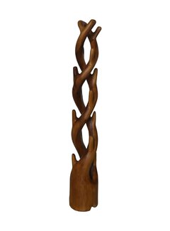 HSM Collection Coat rack Double - 30x190cm - Natural