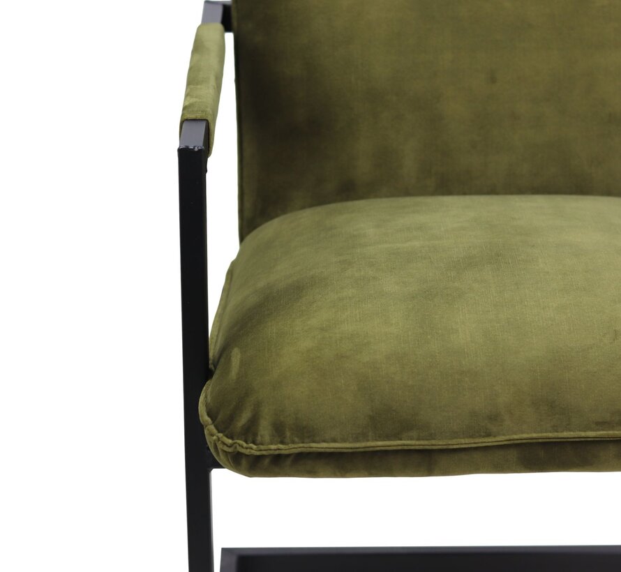 Dining room chair - Boston - Set of 2 - Moss green