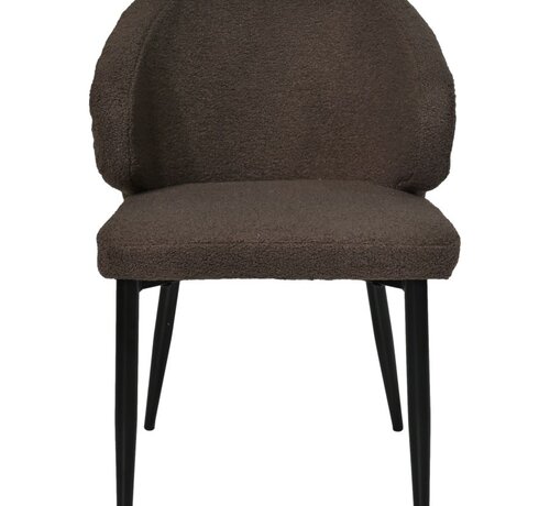 HSM Collection Dining room chair - Yuna - Set of 2 - Espresso