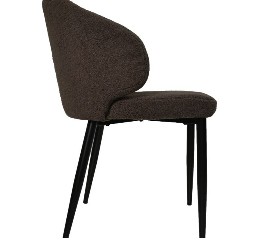 Dining room chair - Yuna - Set of 2 - Espresso