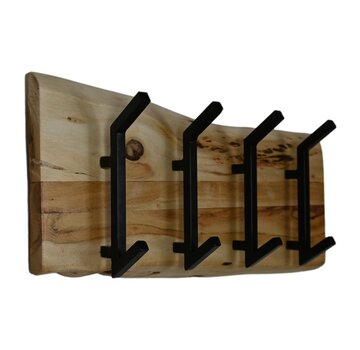 HSM Collection Coat rack - Live Edge - 60x13x26cm - Natural