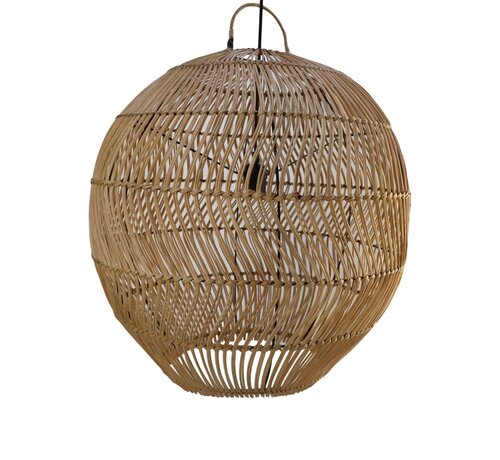 HSM Collection Lampe suspendue / ø55cm - Rotin - Naturel
