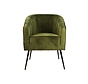 Chaise de salle à manger - Chester - 60x63x83cm - Vert olive