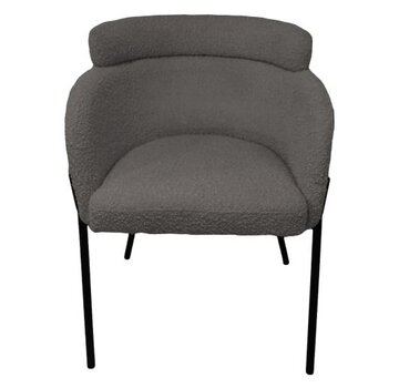 HSM Collection Dining room chair - Luca - Set of 2 - Light gray