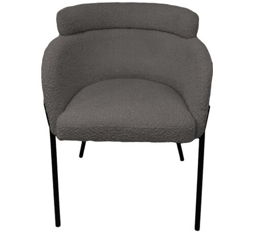 HSM Collection Dining room chair - Luca - Set of 2 - Light gray