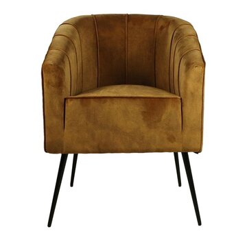 HSM Collection Dining room chair - Chester - 60x63x83cm - Gold