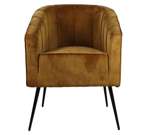 HSM Collection Dining room chair - Chester - 60x63x83cm - Gold