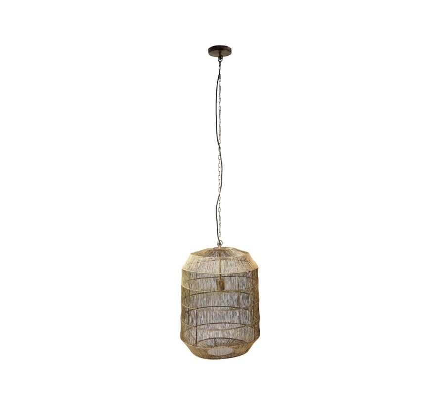 Hanging lamp - Marbella - ø40x61cm - Gold