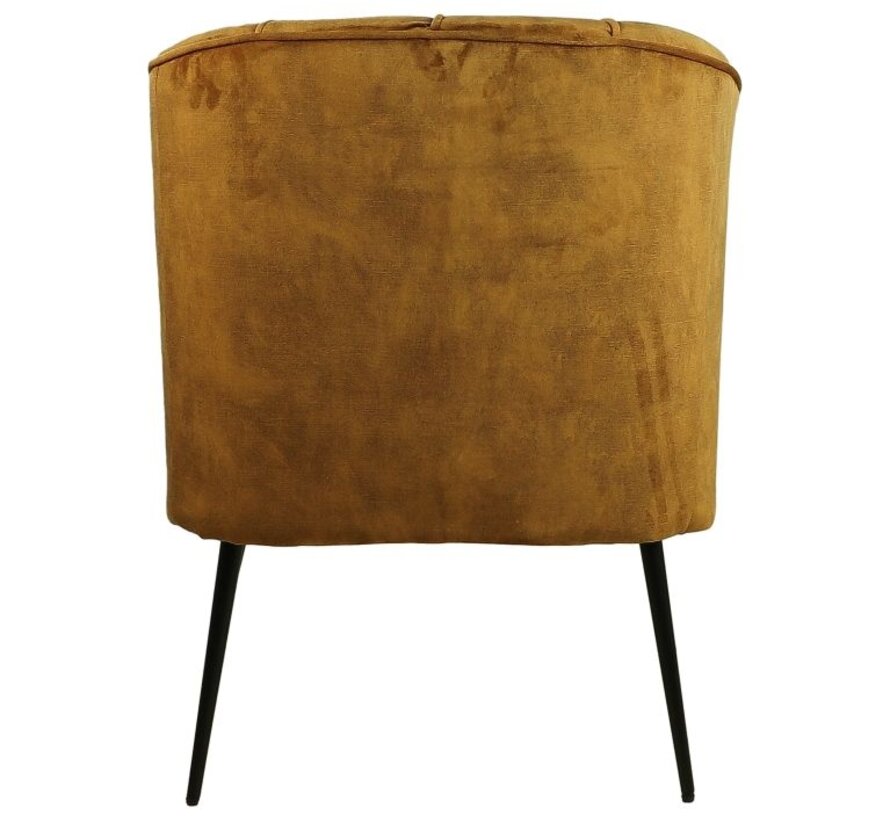 Dining room chair - Chester - 60x63x83cm - Gold