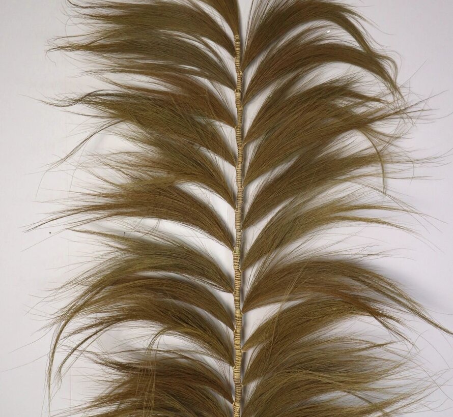 Decorative Feather - 65x2x220cm - Natural/Green