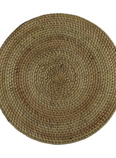 HSM Collection Round Placemat - Set of 4 - 40x40x2cm - Natural