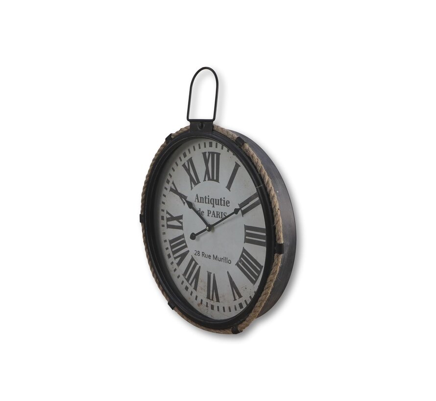 Wall clock - Roman - ø47x7cm - Black