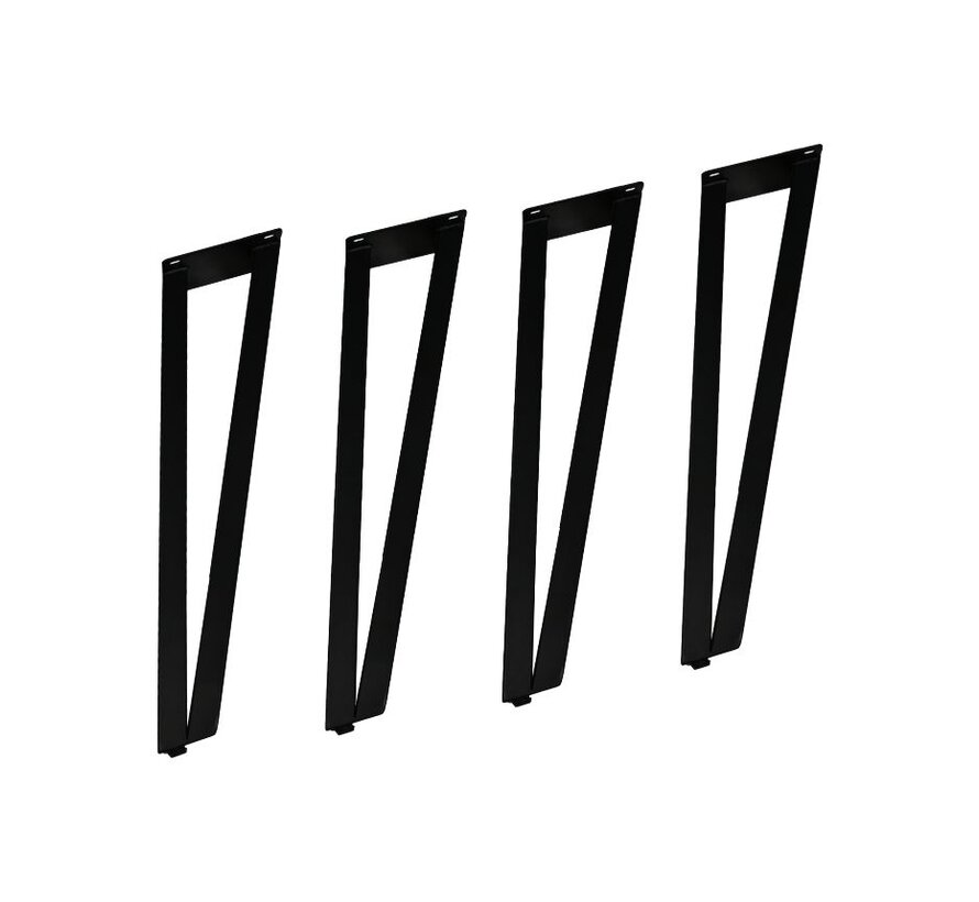 Table legs - V-Model - Set of 4 - Black