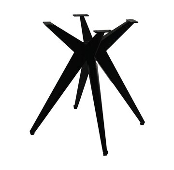HSM Collection Pied de table - Angle - 80x80x72cm - Noir