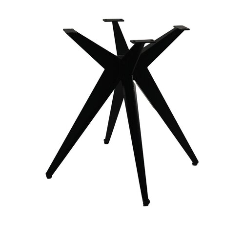 HSM Collection Pied de table - Angle - 80x80x72cm - Noir