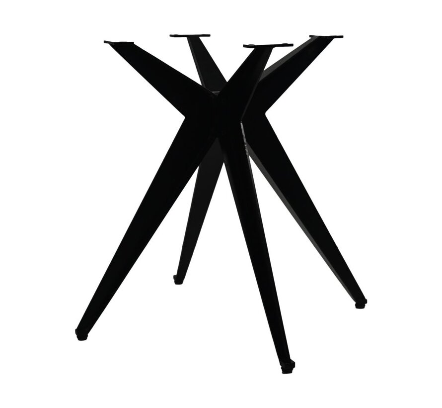 Pied de table - Angle - 80x80x72cm - Noir