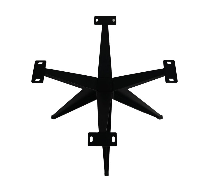 Tafelonderstel - Angle - 80x80x72cm - Zwart