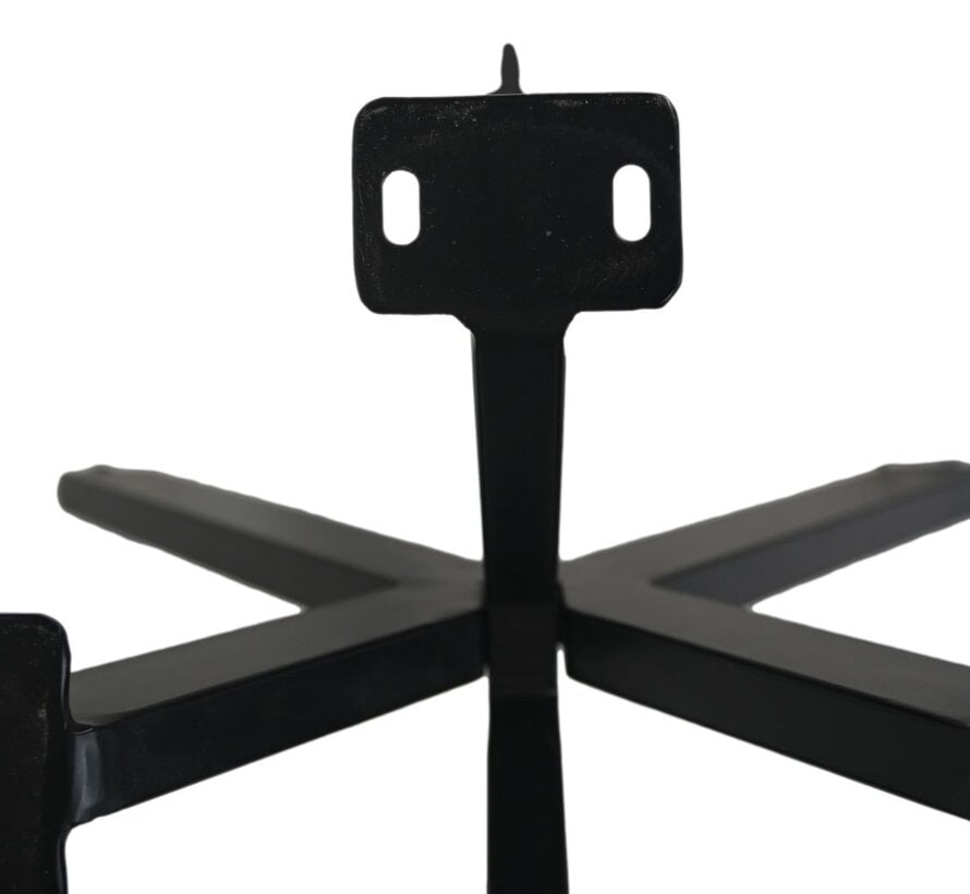 Pied de table - Modèle X - 55x55x40cm - Noir