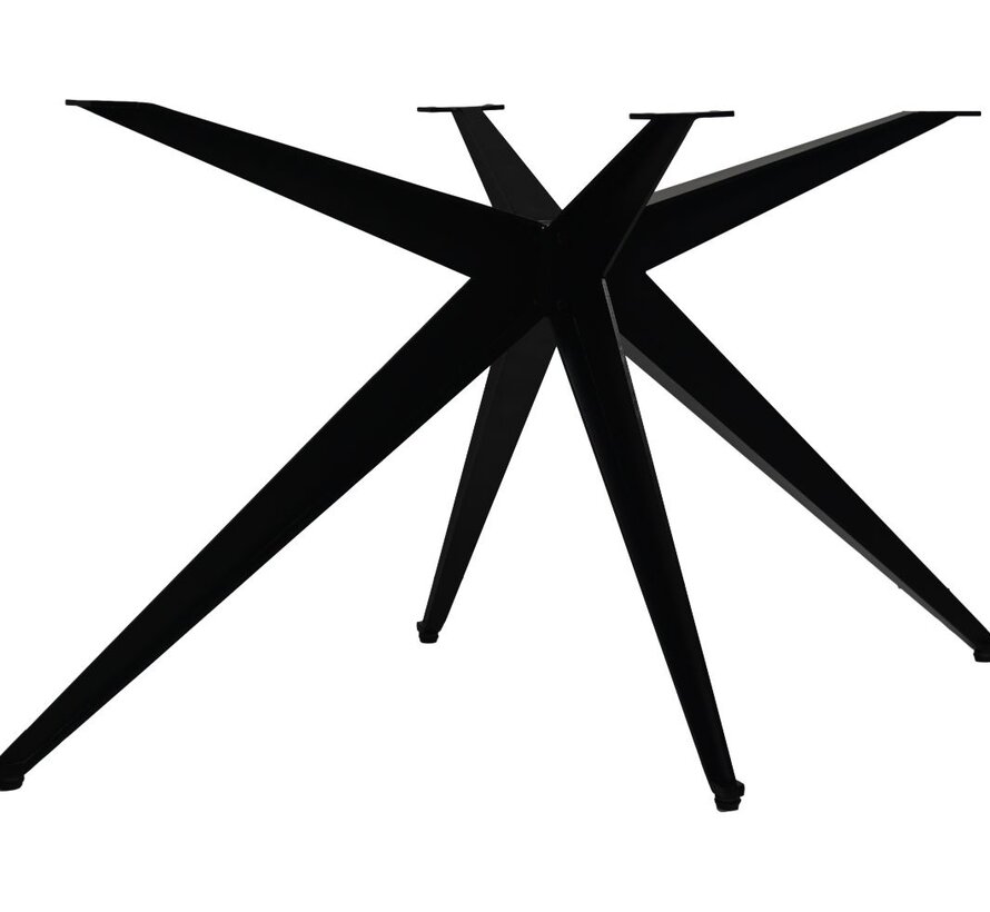 Pied de table - Angle - 180x80x72cm - Noir
