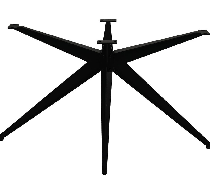 Pied de table - Angle - 180x80x72cm - Noir